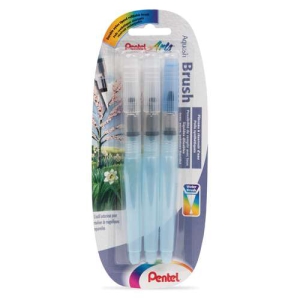 Confezione Pennelli Pentel con serbatoio acqua