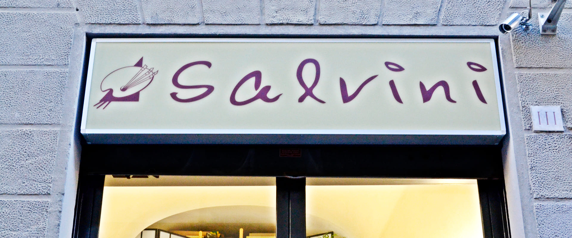 Salvini Belle Arti Firenze Insegna negozio